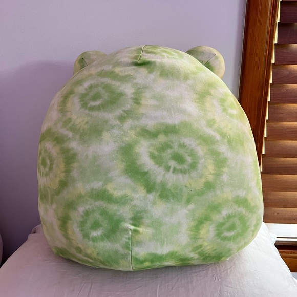 squishmallow 16 inch green tie dye frog - Picture 2 of 2